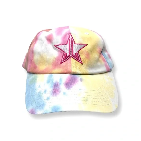 🔴 5 for $10 Jeffree Star Multicolor Tie Dye Adjustable Hat - Picture 3 of 6